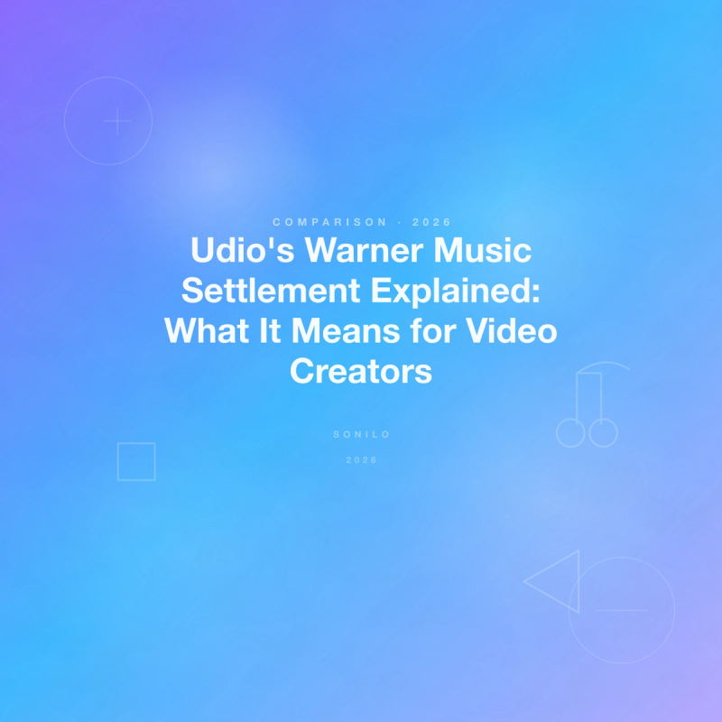 Udio's Warner Music Settlement Explained: What It Means for Video Creators cover image
