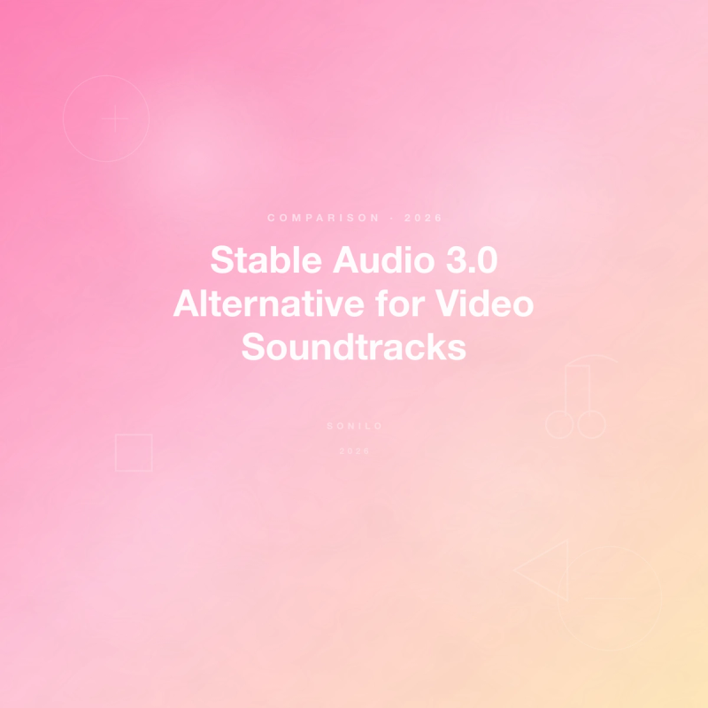 Stable Audio 3.0 Alternative for Video Soundtracks cover image