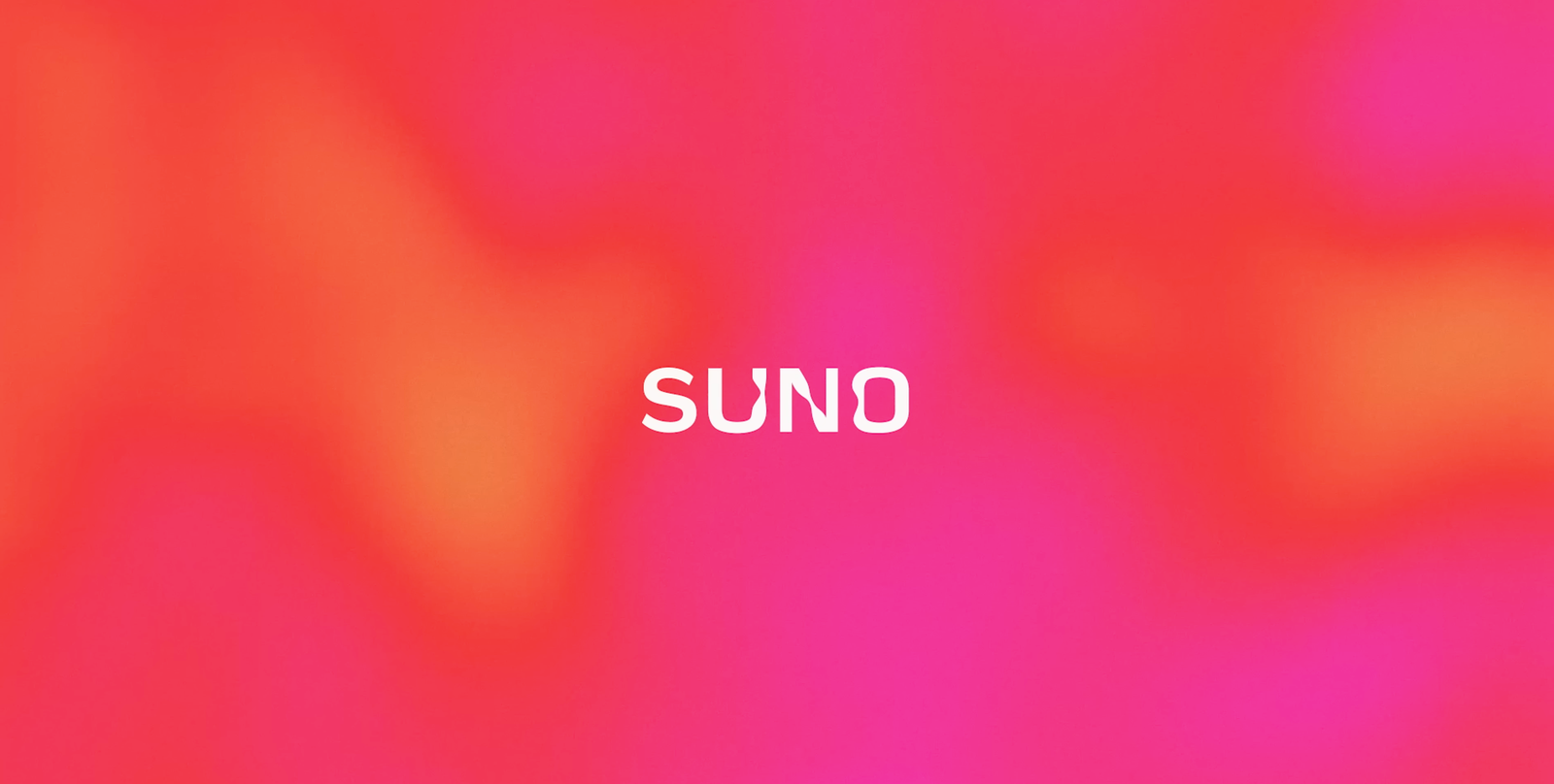 Official Suno AI music generator logo on a pink background for our lyria 3 pro vs suno review.