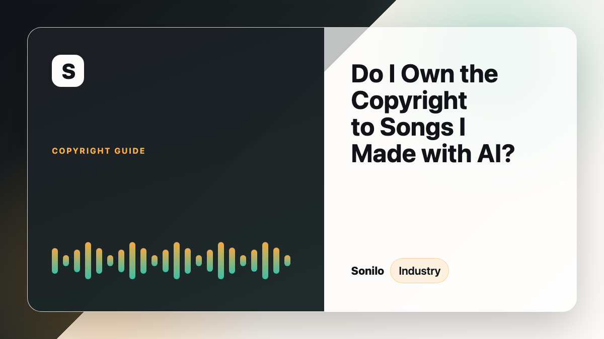 Do I Own the Copyright to Songs I Made with AI? cover image