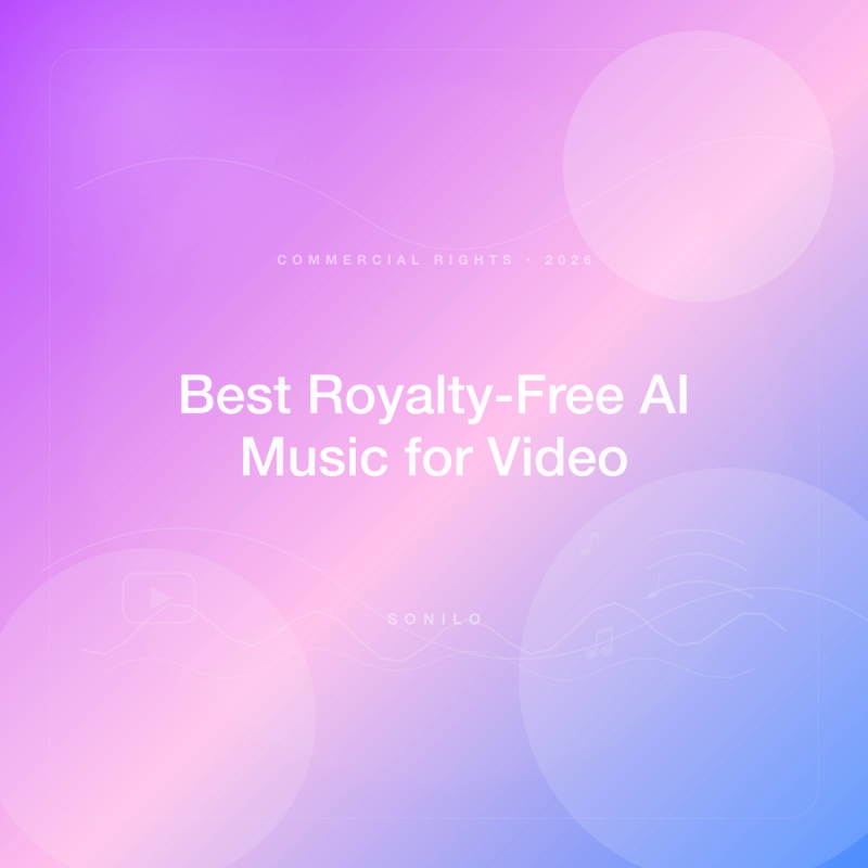 The Best Royalty-Free AI Music for YouTube, Ads, and Client Videos (2025–2026 Guide) cover image