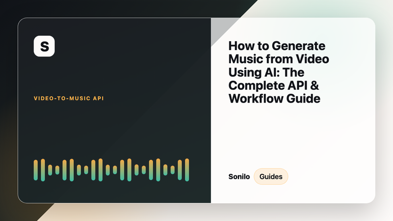 How to Generate Music from Video Using AI: A Complete Workflow Guide cover image