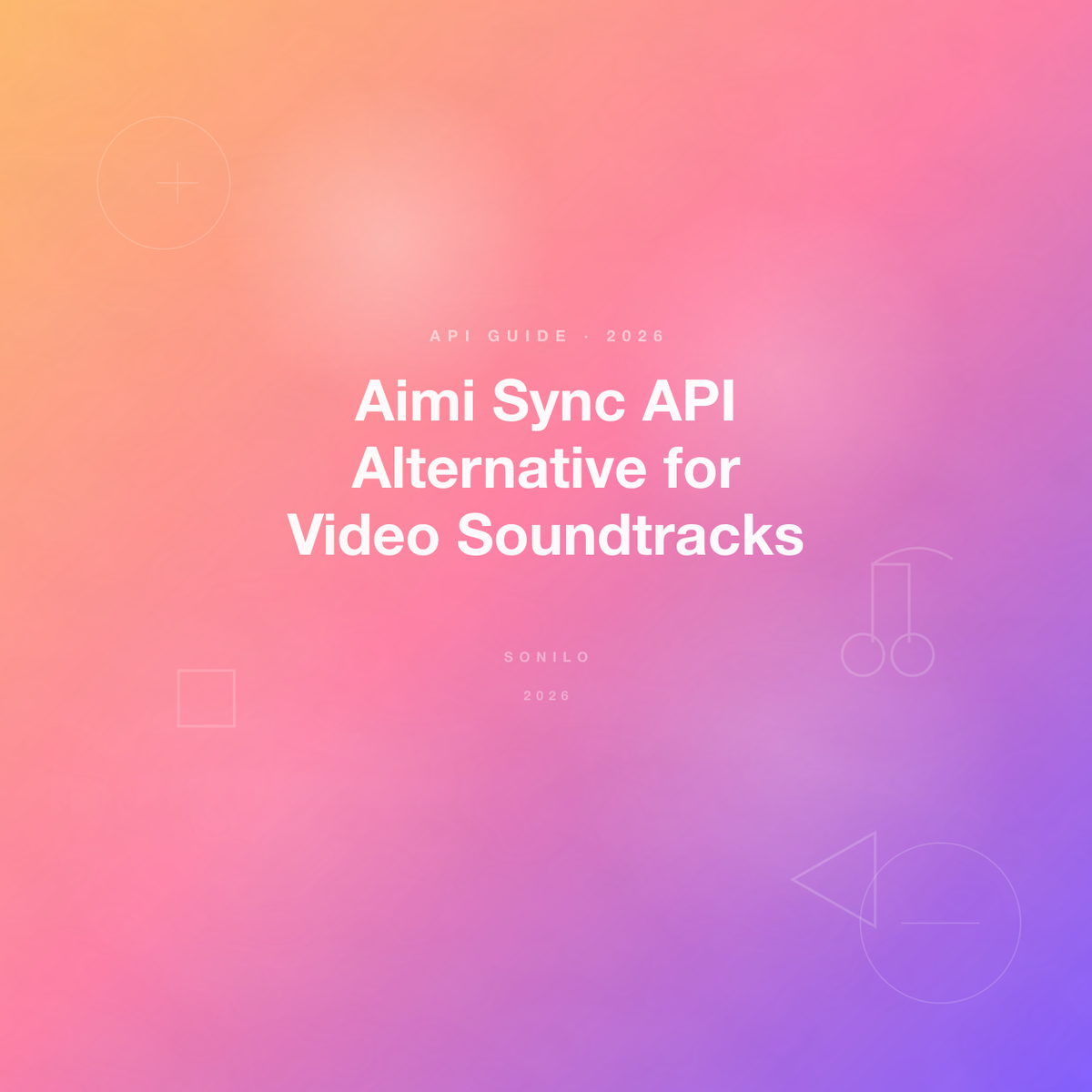 Aimi Sync API Alternative for Video Soundtracks cover image