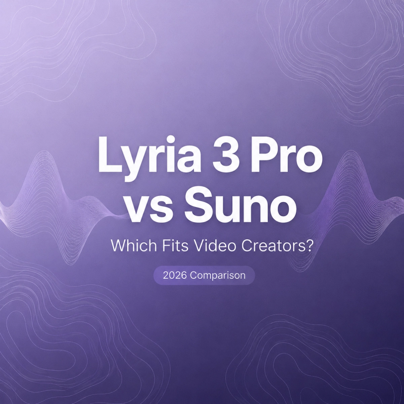 2026 comparison guide for video creators analyzing lyria 3 pro vs suno music generators.