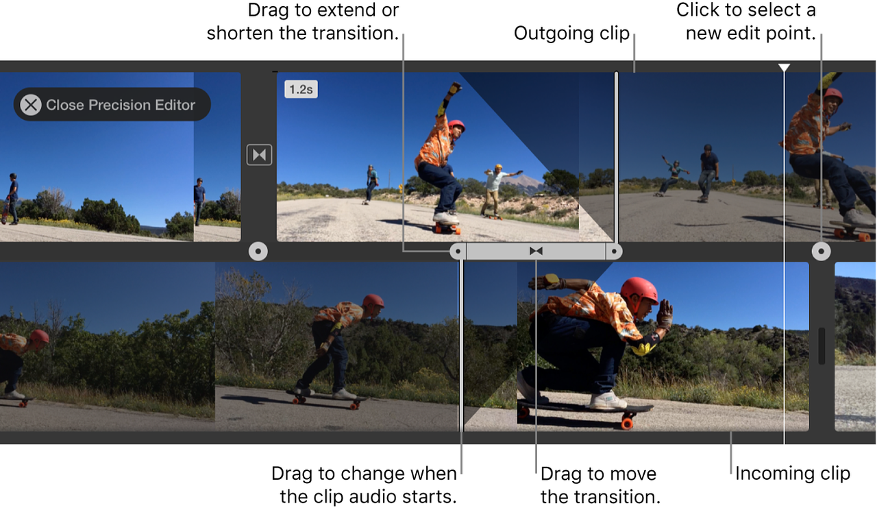 Using the precision editor helps refine timing after knowing how to make music fade out in imovie projects.