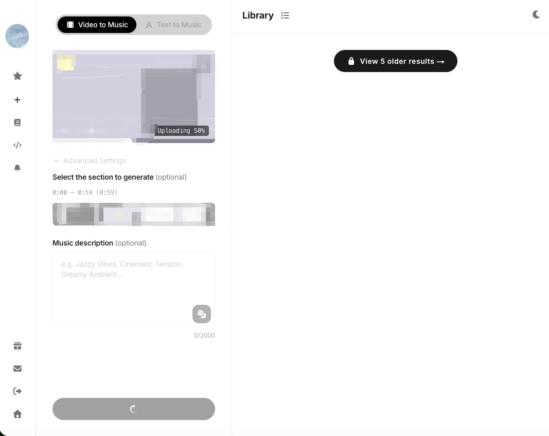 Upload your clip to Sonilo's AI tool to master how to add music to a video on iphone without manual audio syncing.