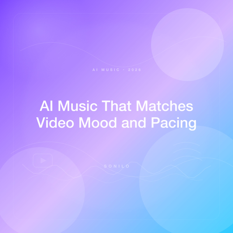 How to Generate AI Music That Matches Your Video's Mood, Pacing, and Duration cover image