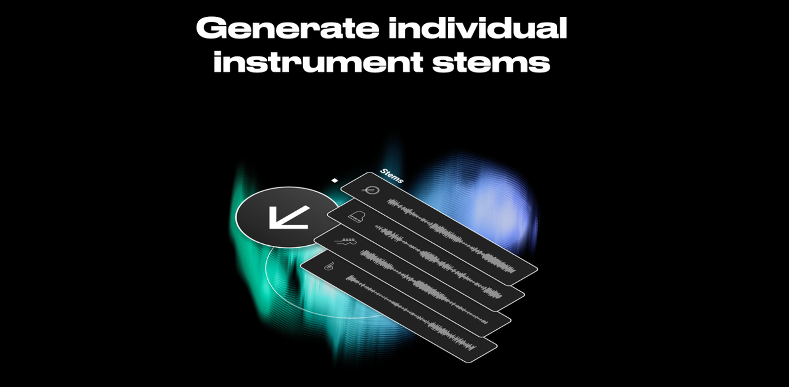This section of the loudly ai music generator review focuses on generating individual instrument stems for easy remixing.