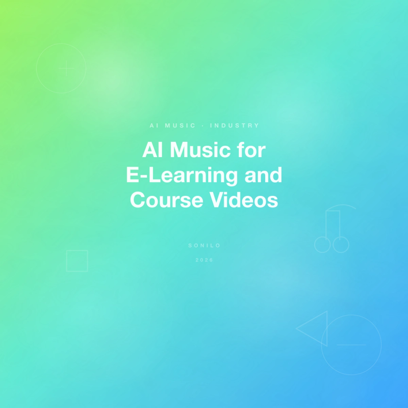 AI Music for E-Learning and Course Videos cover image