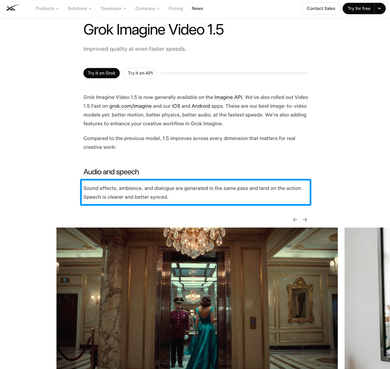Grok Imagine soundtrack production via the fast new Imagine API and web platform.