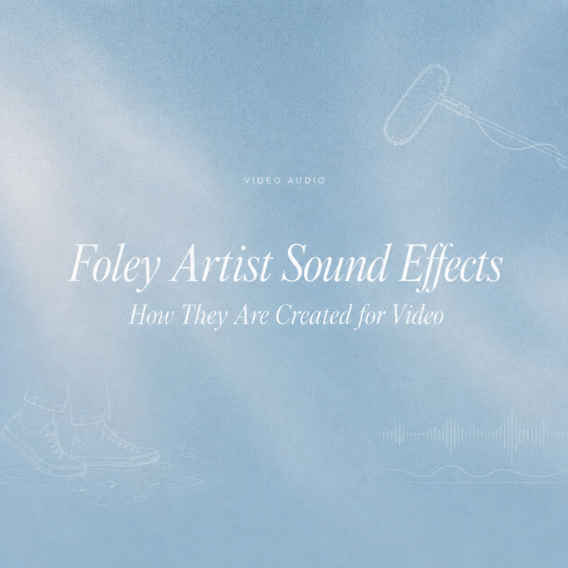 Discover how foley artist sound effects are created for video with this introductory guide to audio production techniques.