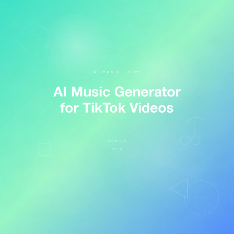 AI Music Generator for TikTok Videos cover image