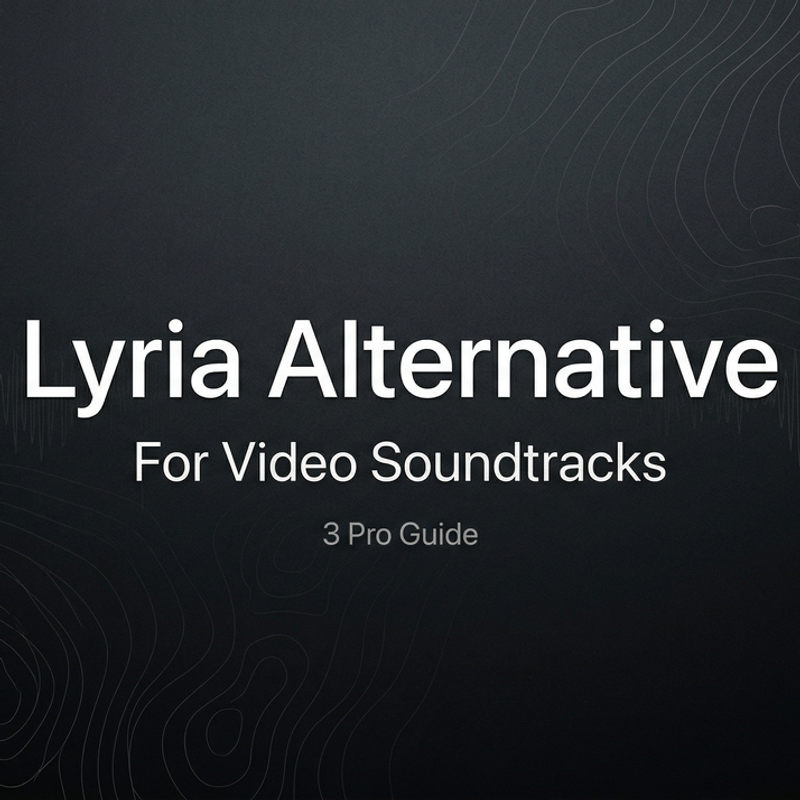 Discover the best Lyria 3 Pro alternative for generating custom video soundtracks and enhancing your audio projects.
