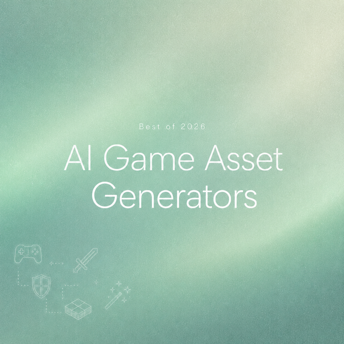 This visual showcases the Best AI Game Asset Generator options for 2026, highlighting top tools for game developers.