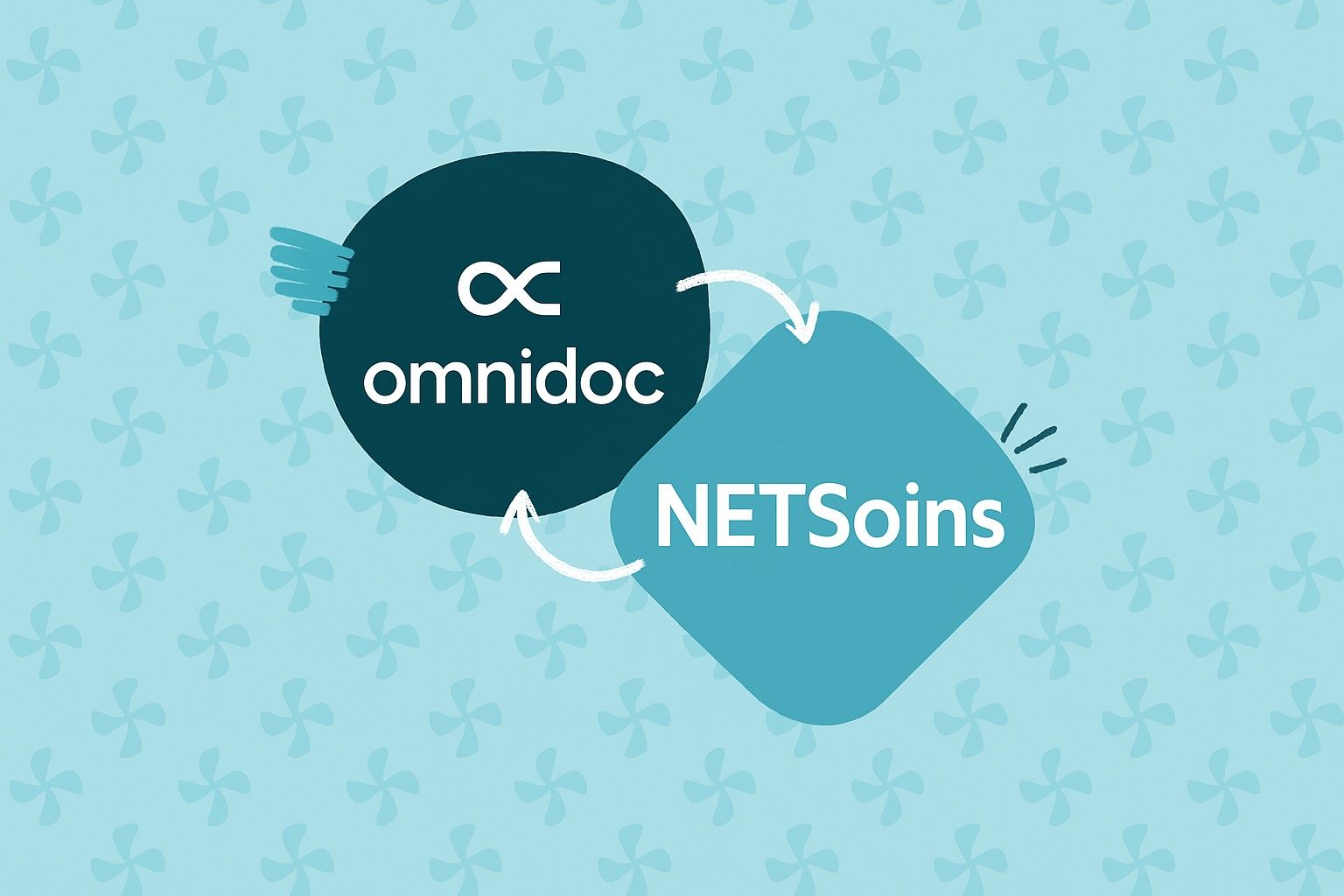 Visuel des logos Omnidoc et NetSoins
