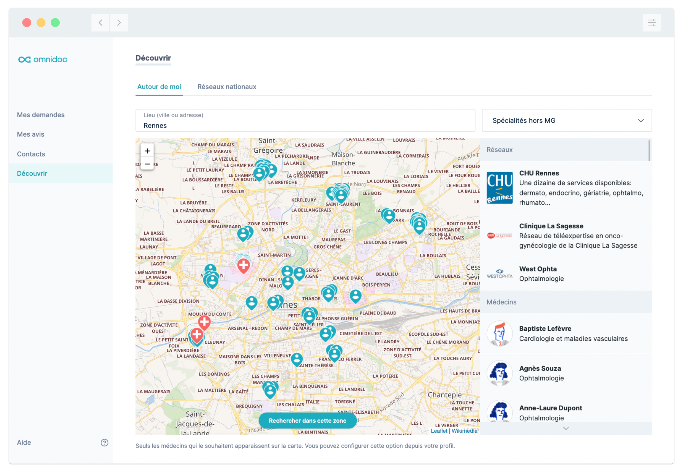 Omnidoc, plateforme de télé-expertise