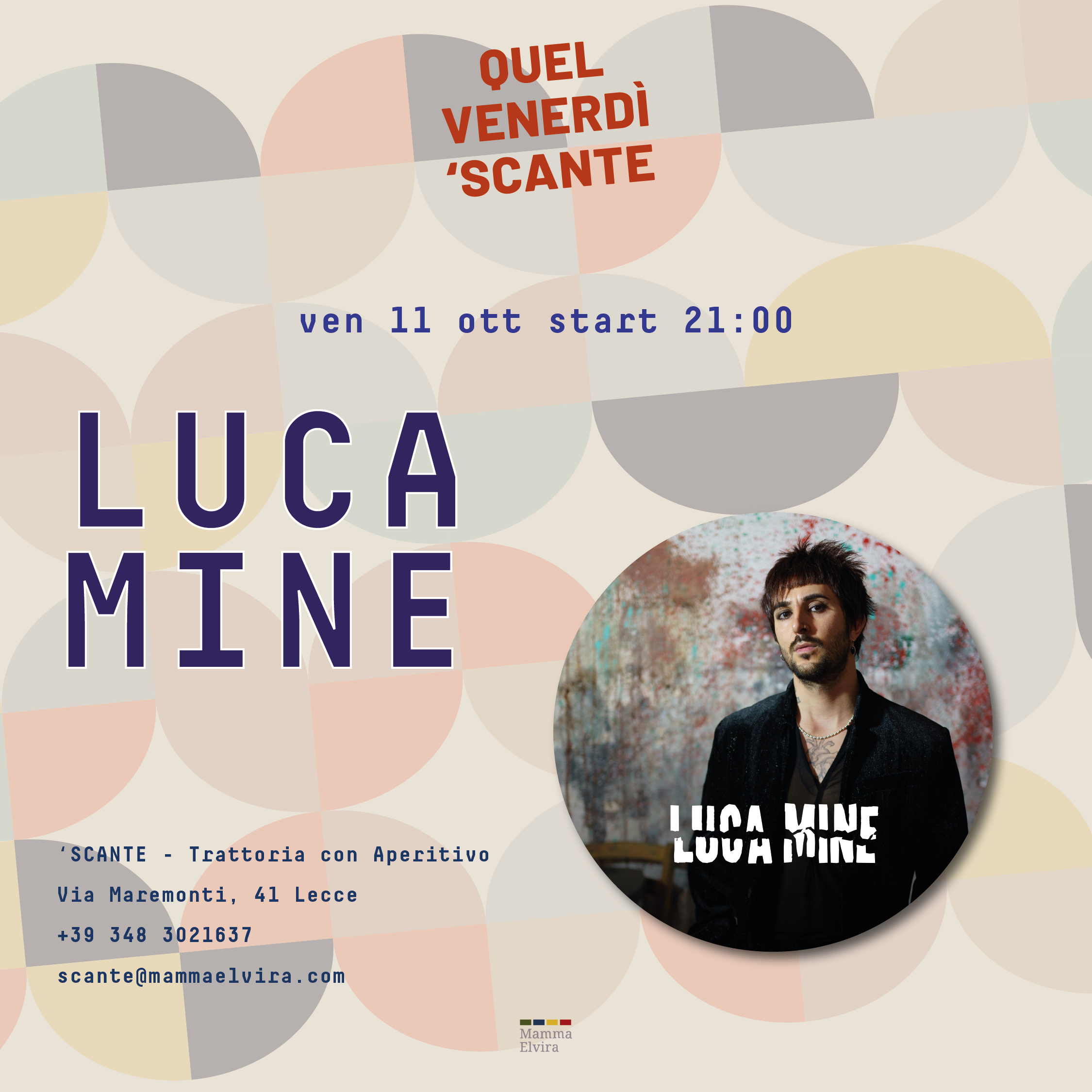 Luca Mine live cover image