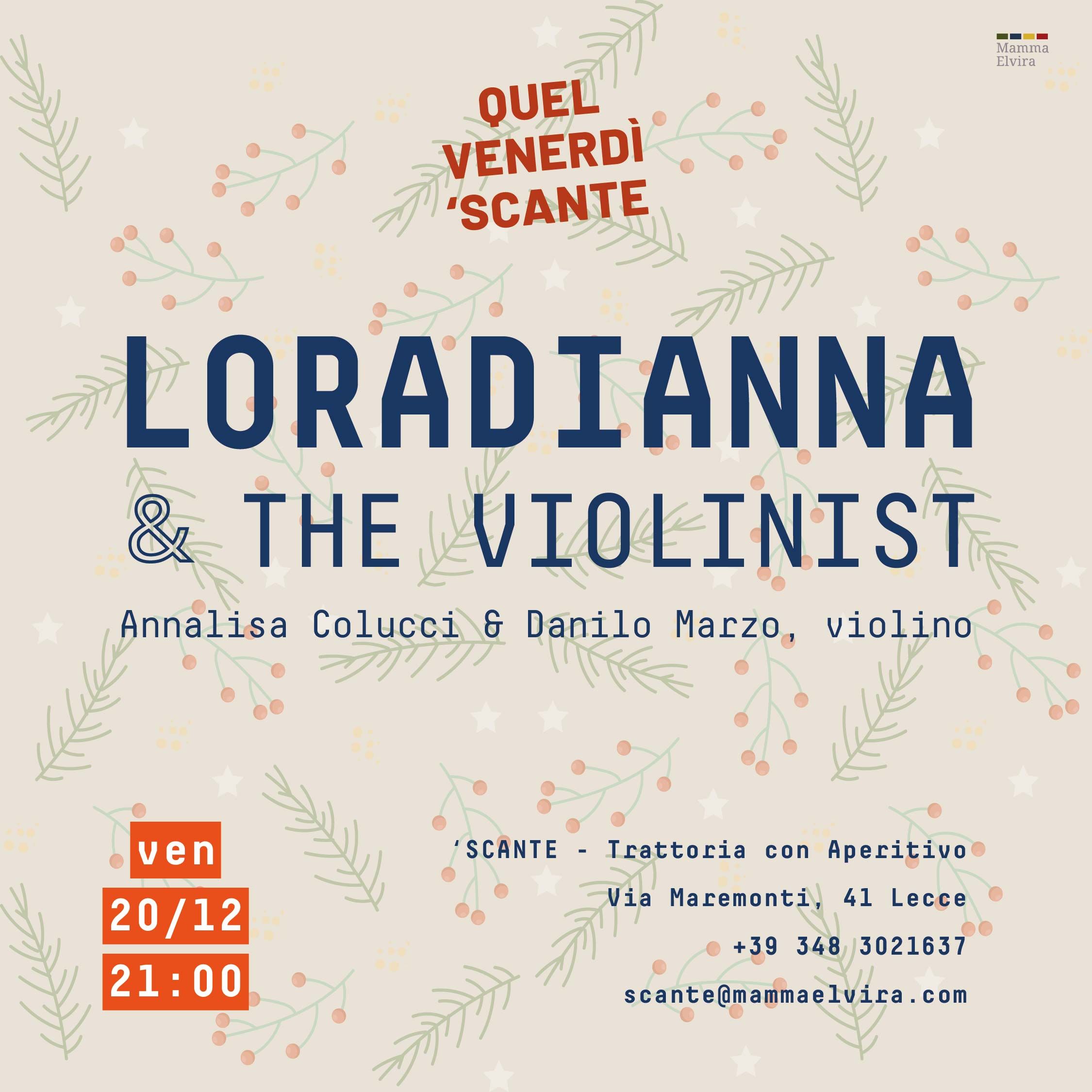 Loradianna & The Violinist live cover image