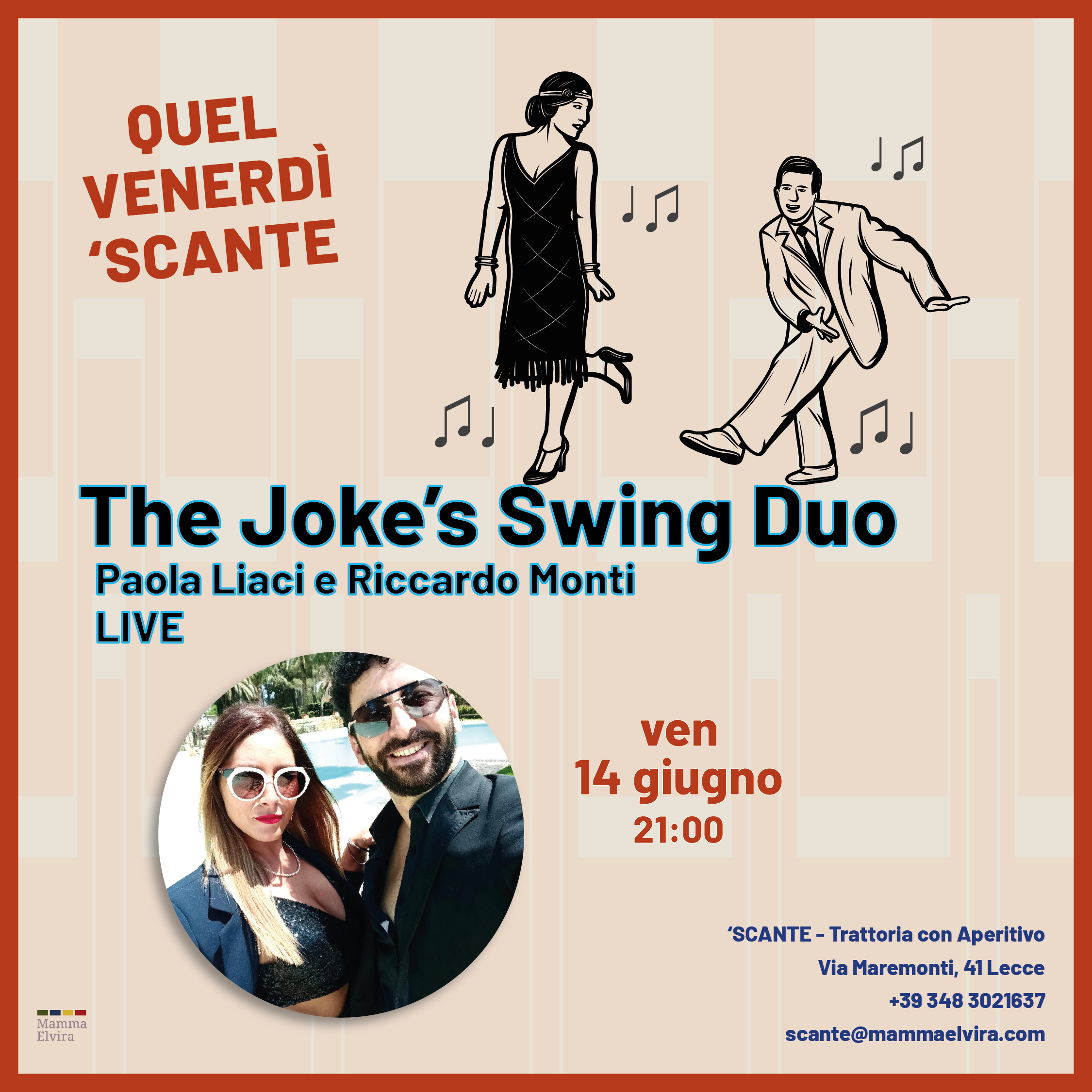 The Joke's Swing Duo live cover image