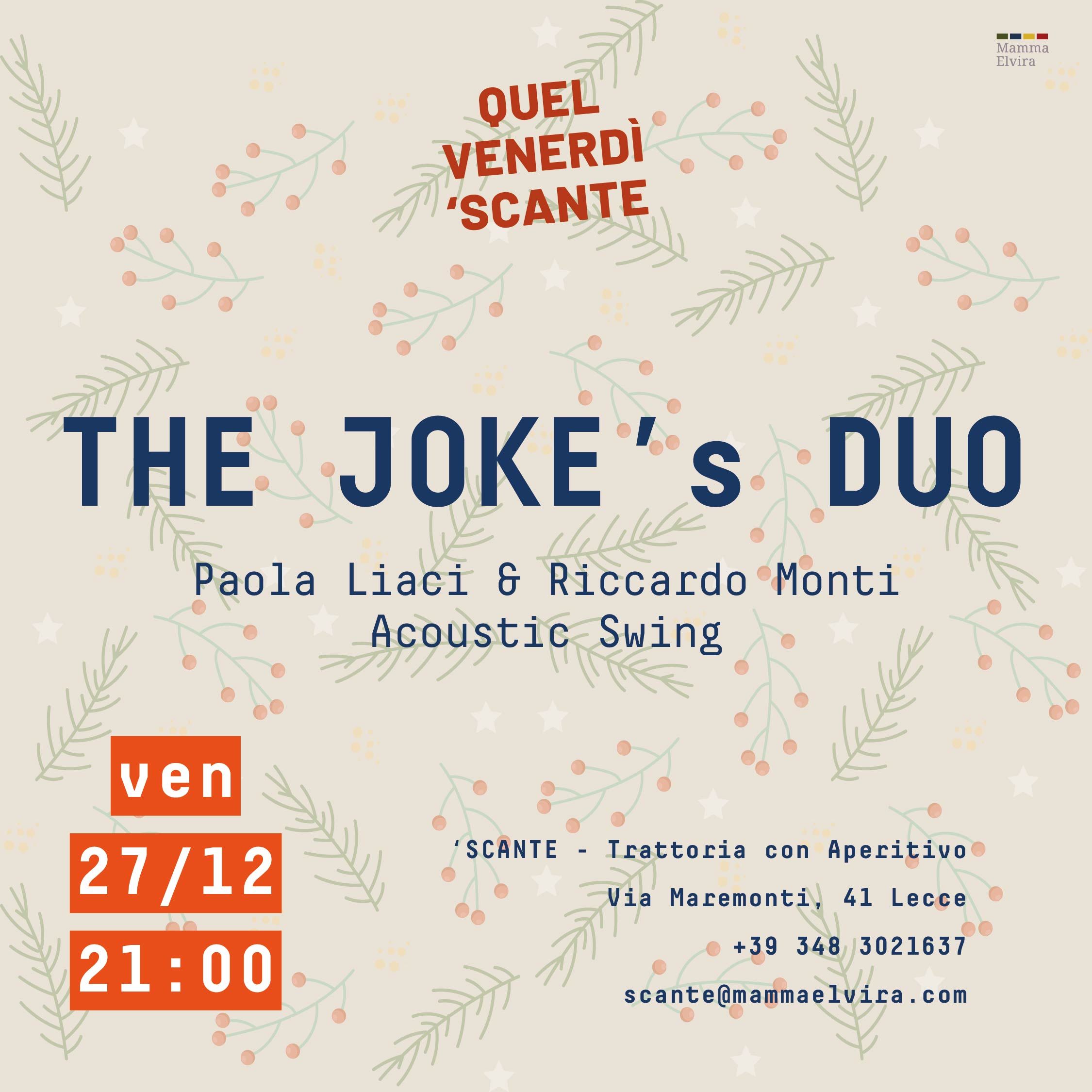 The Joke's Duo Acoustic Swing cover image