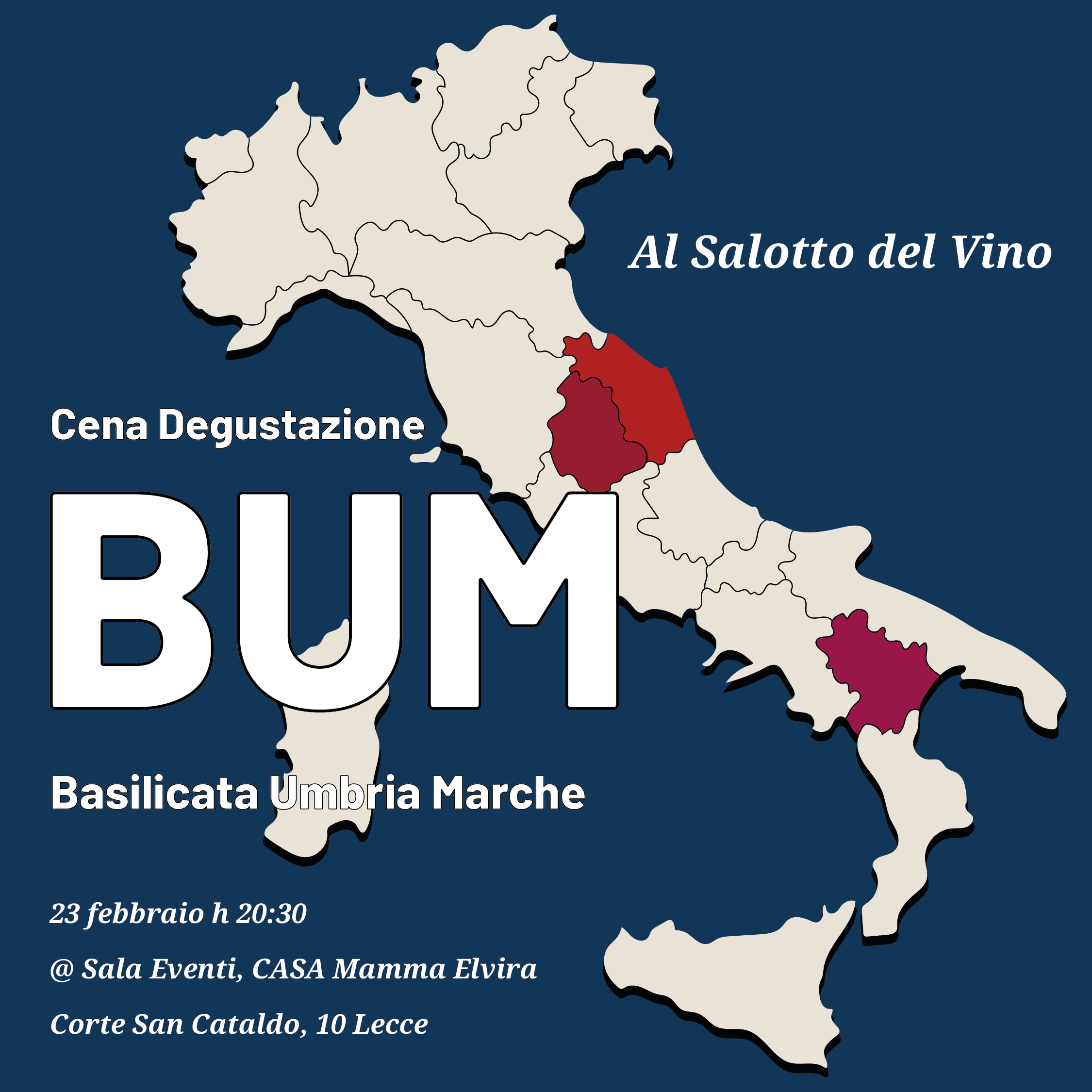 BUM Cena Degustazione Vini del Centro Italia cover image
