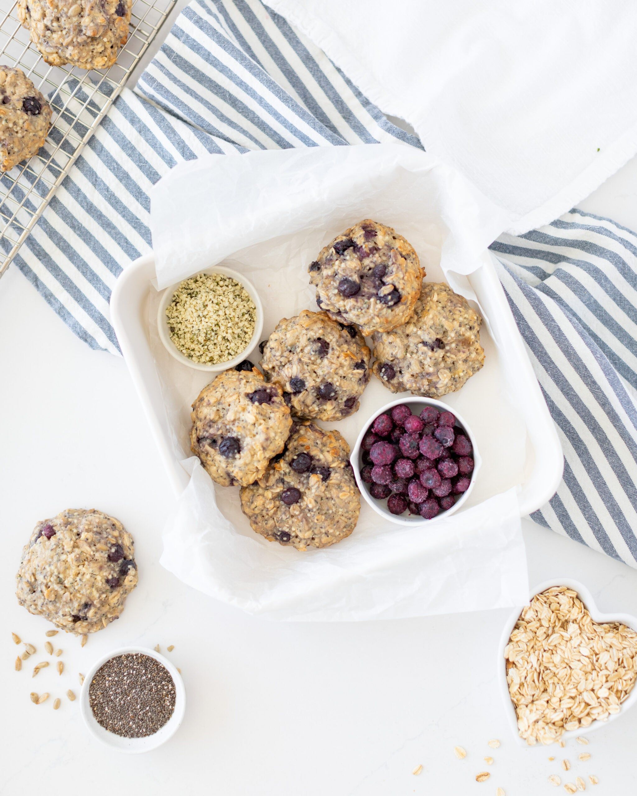 blueberry breakfast cookies