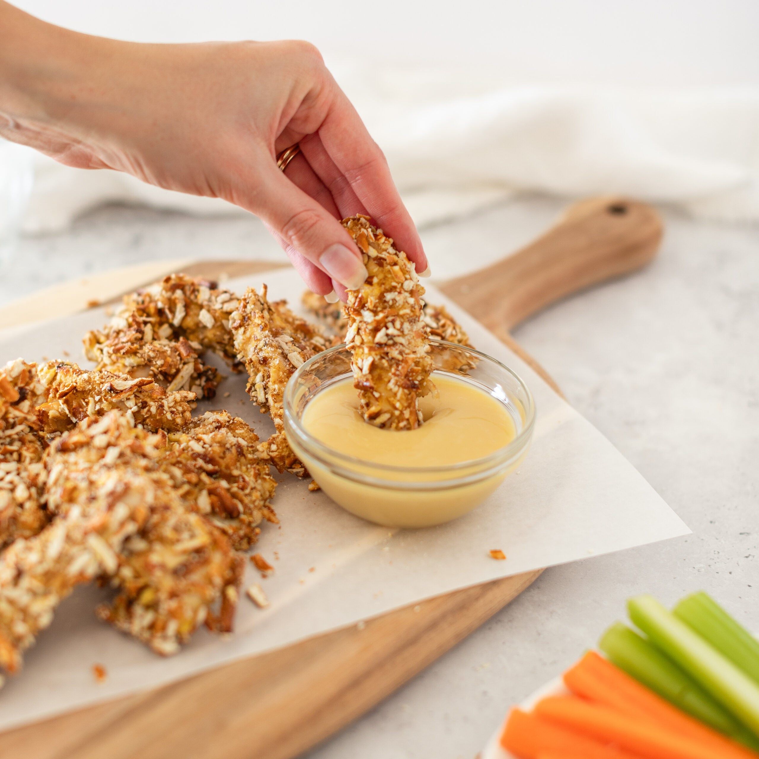chicken tenders in dip