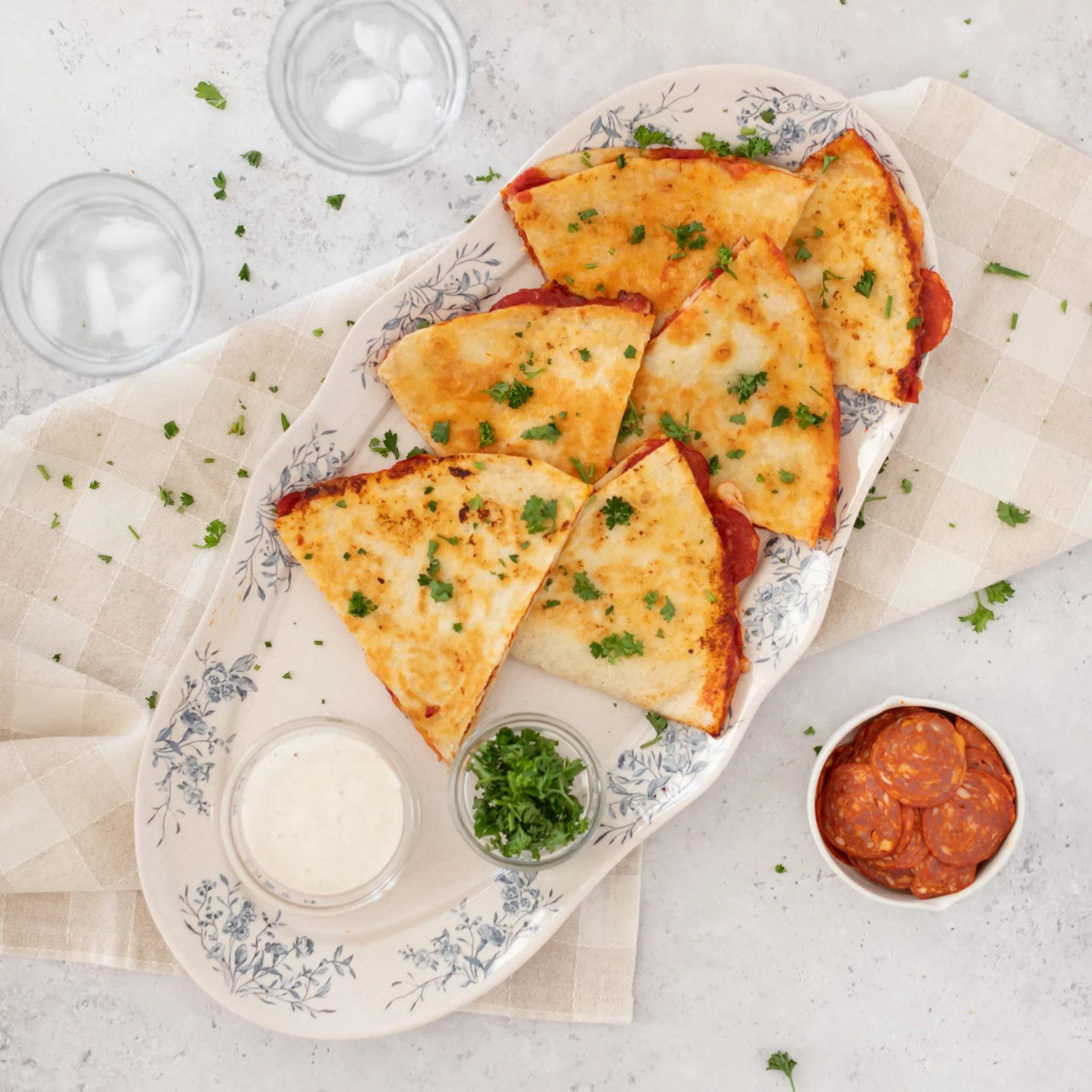 Pizza Quesadillas