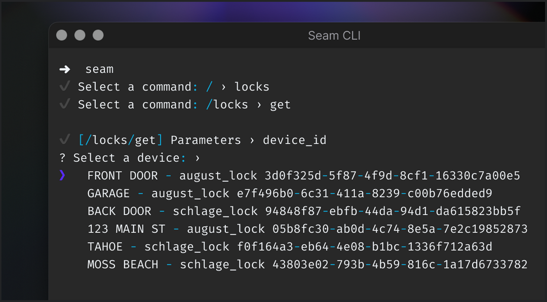 Seam CLI has awesome auto-complete