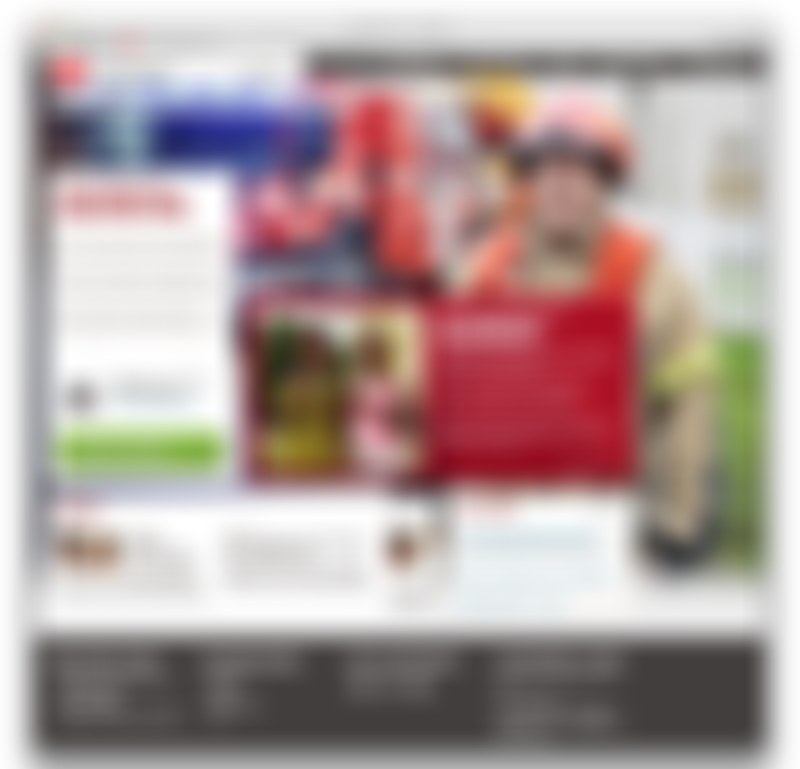 The front page in a desktop browser