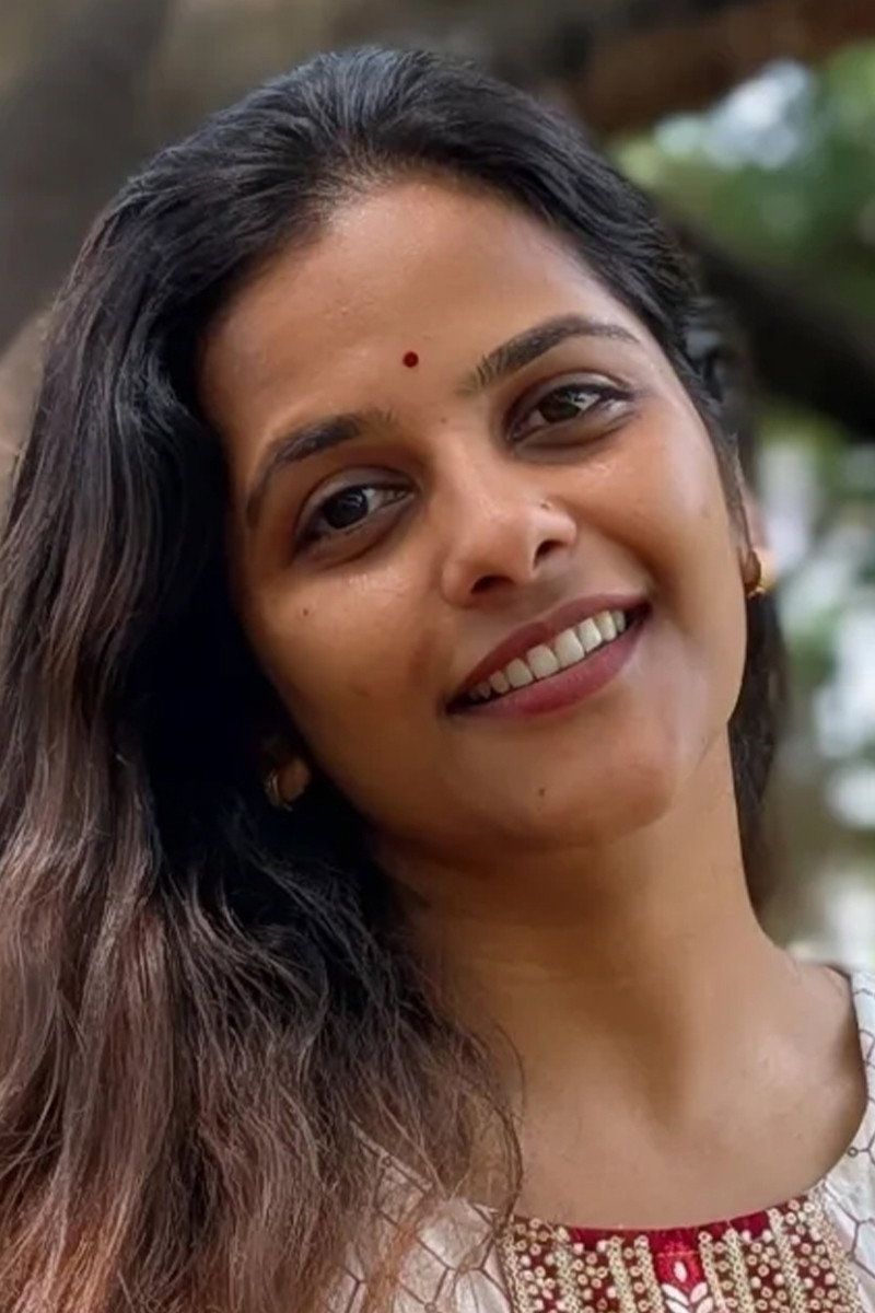 Bhanu Priyamvada smiling, portrait