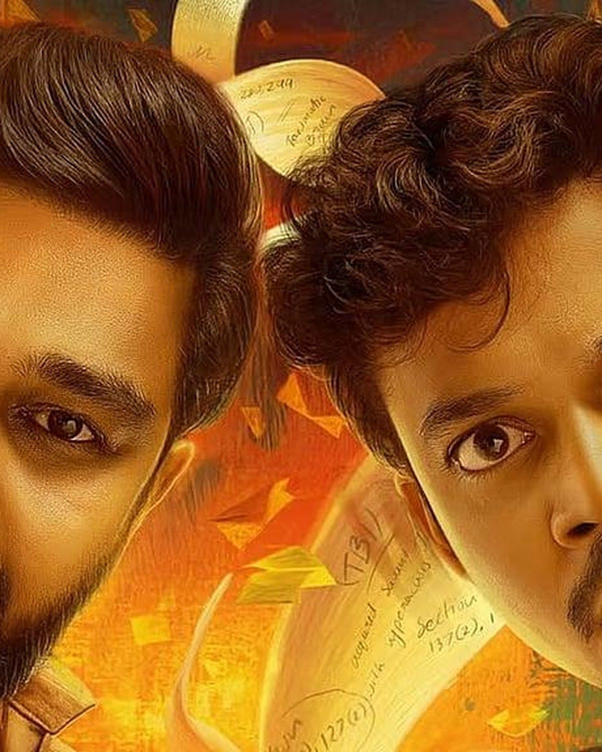 It's a Medical Miracle poster with Sangeeth Prathap and Sharaf U Dheen amid flying papers