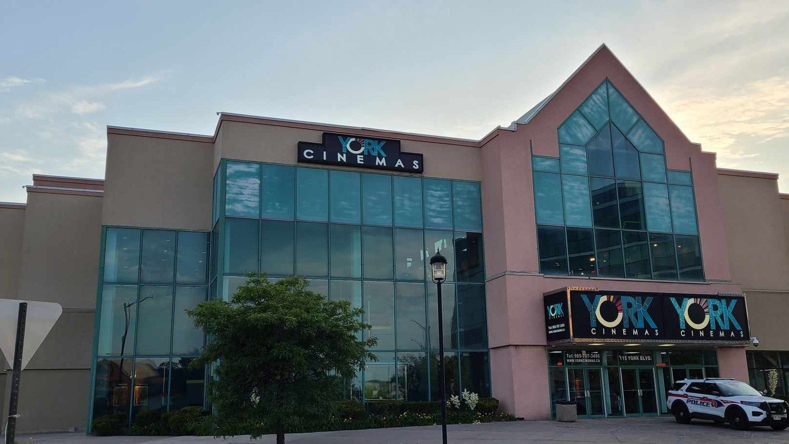York Cinemas building on York Boulevard, Richmond Hill, Canada