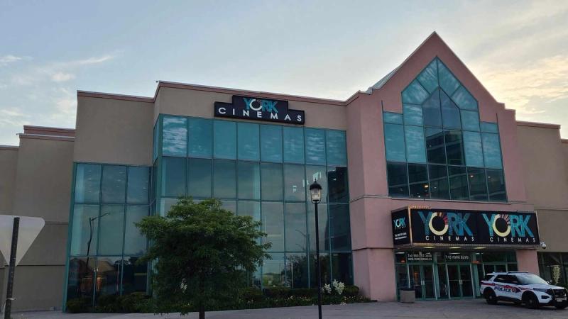 York Cinemas building on York Boulevard, Richmond Hill, Canada
