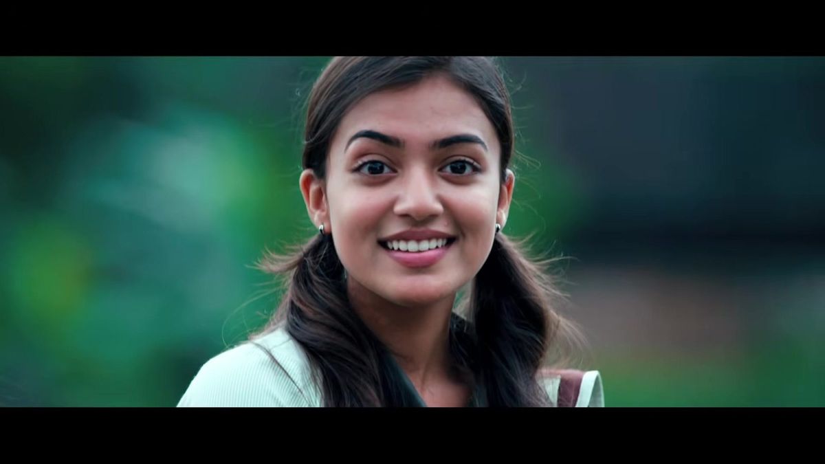 Still from the Ohm Shanthi Oshaana trailer
