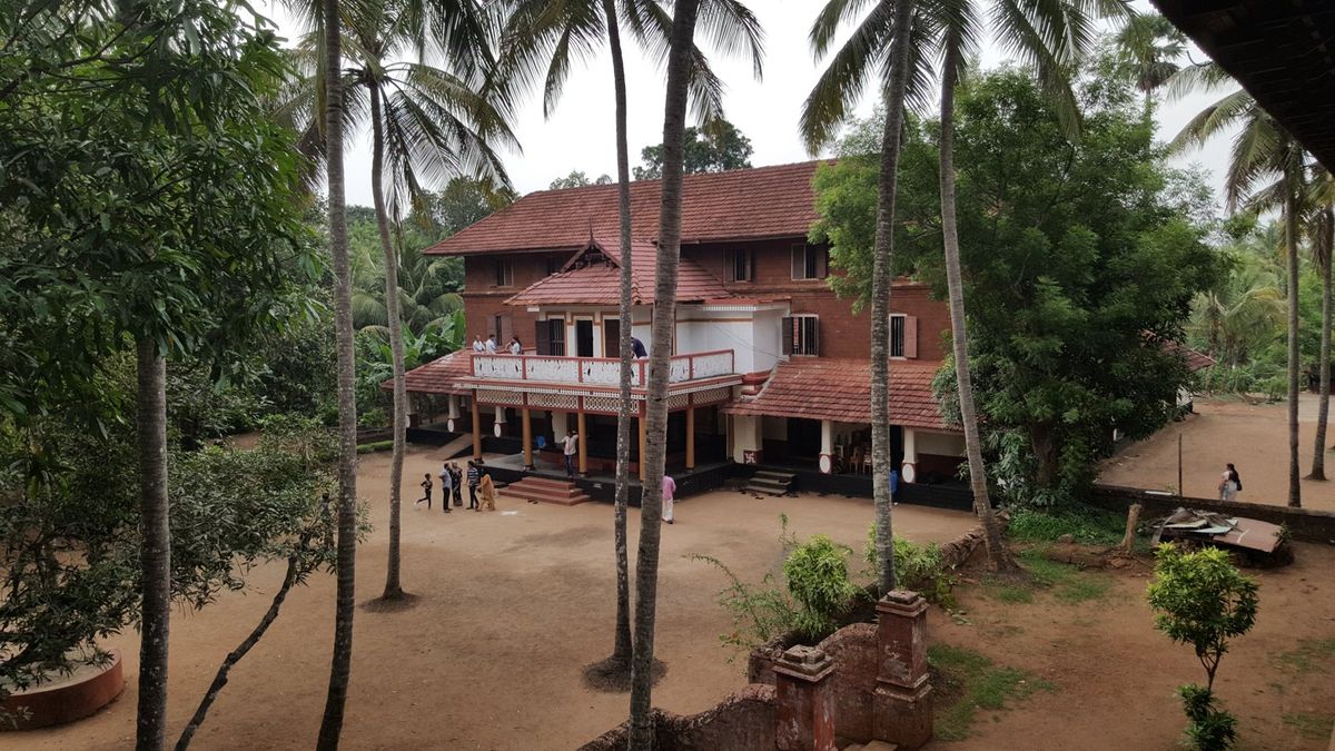 Varikkasseri Mana in Ottapalam, a traditional Kerala mana like the one in Bramayugam