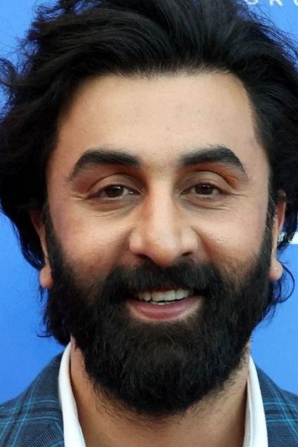 Ranbir Kapoor smiling with a full beard