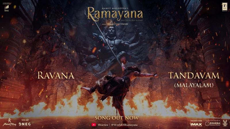 Yash as Ravana in the Ravana Tandavam song from Ramayana