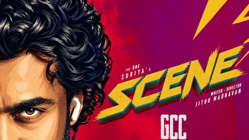 Suriya on the official Scene GCC release poster