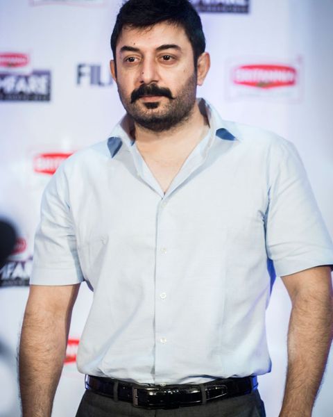 Arvind Swami at a Filmfare Awards South press meet