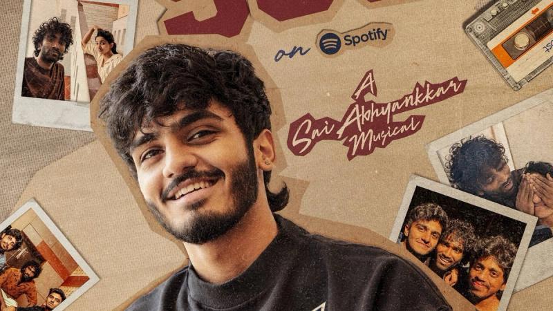 Sai Abhyankkar on Think Music's official Dude 500 million Spotify streams poster