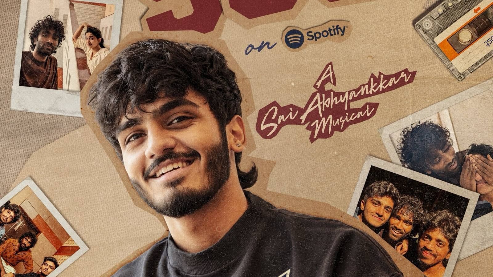 Sai Abhyankkar on Think Music's official Dude 500 million Spotify streams poster
