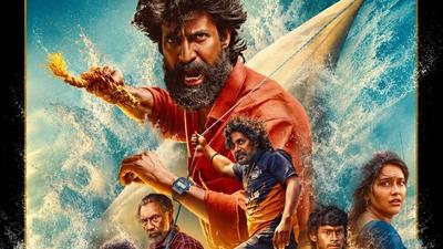 Mandaadi still with Soori and the crew on sailboats racing through rough sea