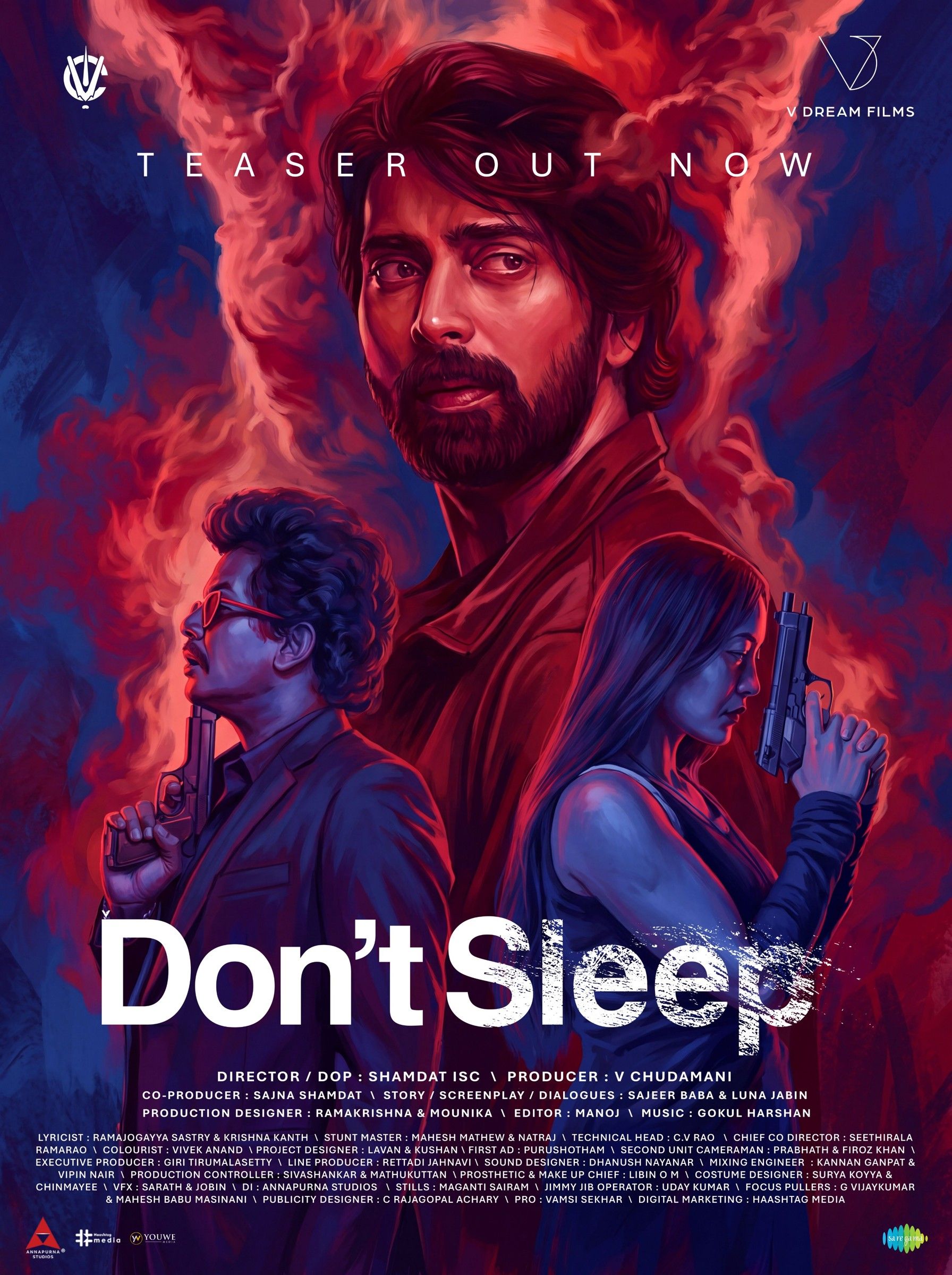 Don't Sleep poster featuring Indhra Ram