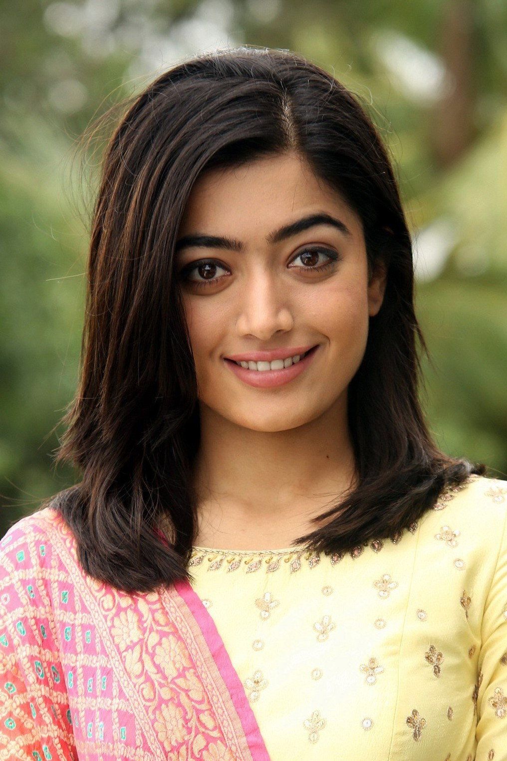 Rashmika Mandanna front-facing portrait