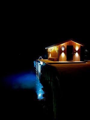 Winter light at Tafjord Sauna 