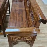 mặt ngồi trường kỷ gỗ gụ quảng bình vân gỗ đẹp tự nhiên