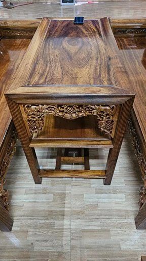 chân ghế trường kỷ gỗ gụ quảng bình kiểu 10 chỉ vững chãi