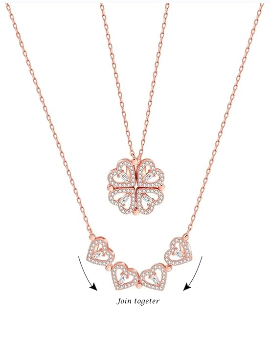 Multi Wearing Heart Necklace 