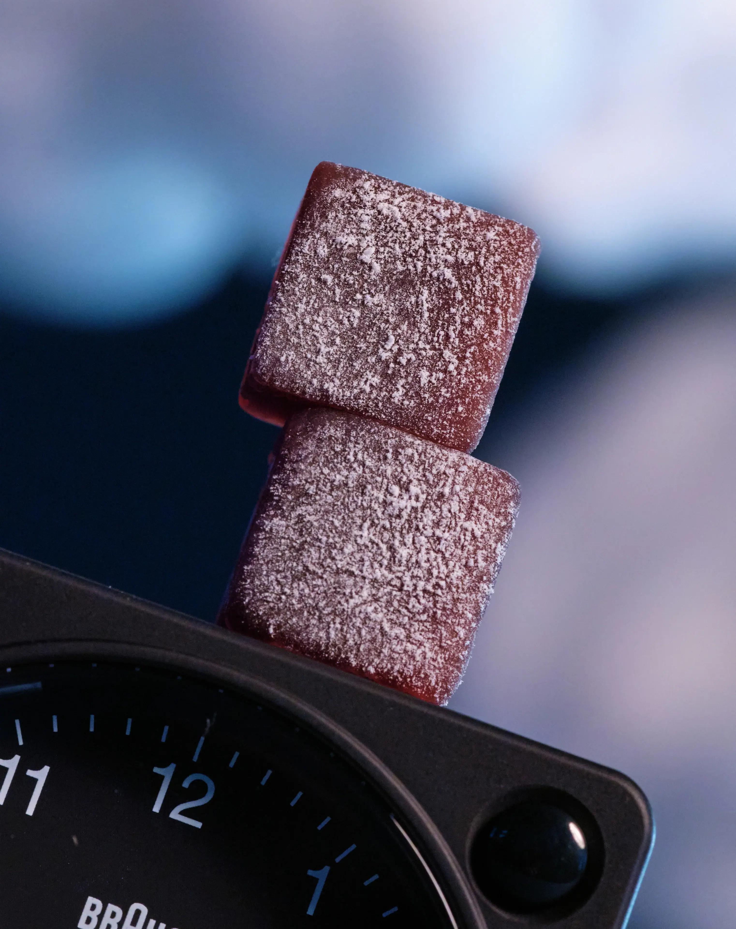 Try our sun-grown, full-spectrum confections. Handmade with fruit grown on California family farms in a range of potencies with curated effects, guaranteed.